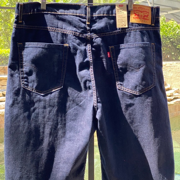 LEVI STRAUSS & CO. 511 SLIM STRETCH JEAN SHORTS - Picture 6 of 9